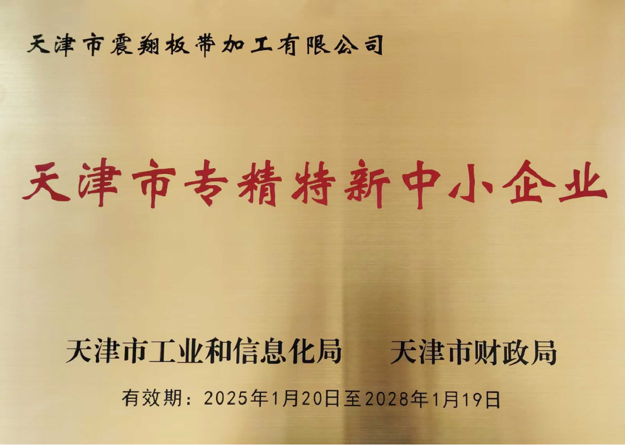 天津市專精特新中小企業(yè)